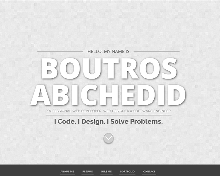 Boutros AbiChedid Website