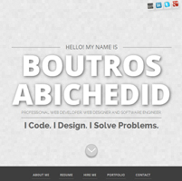 Boutros AbiChedid - New Website